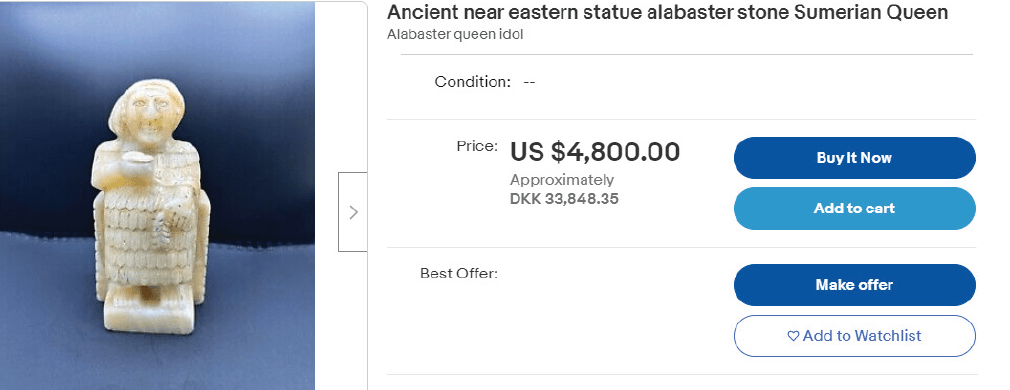 The design process begins in the "grey" market, where objects like this are sold without documentation. An eBay listing serves as the basis for further analysis.